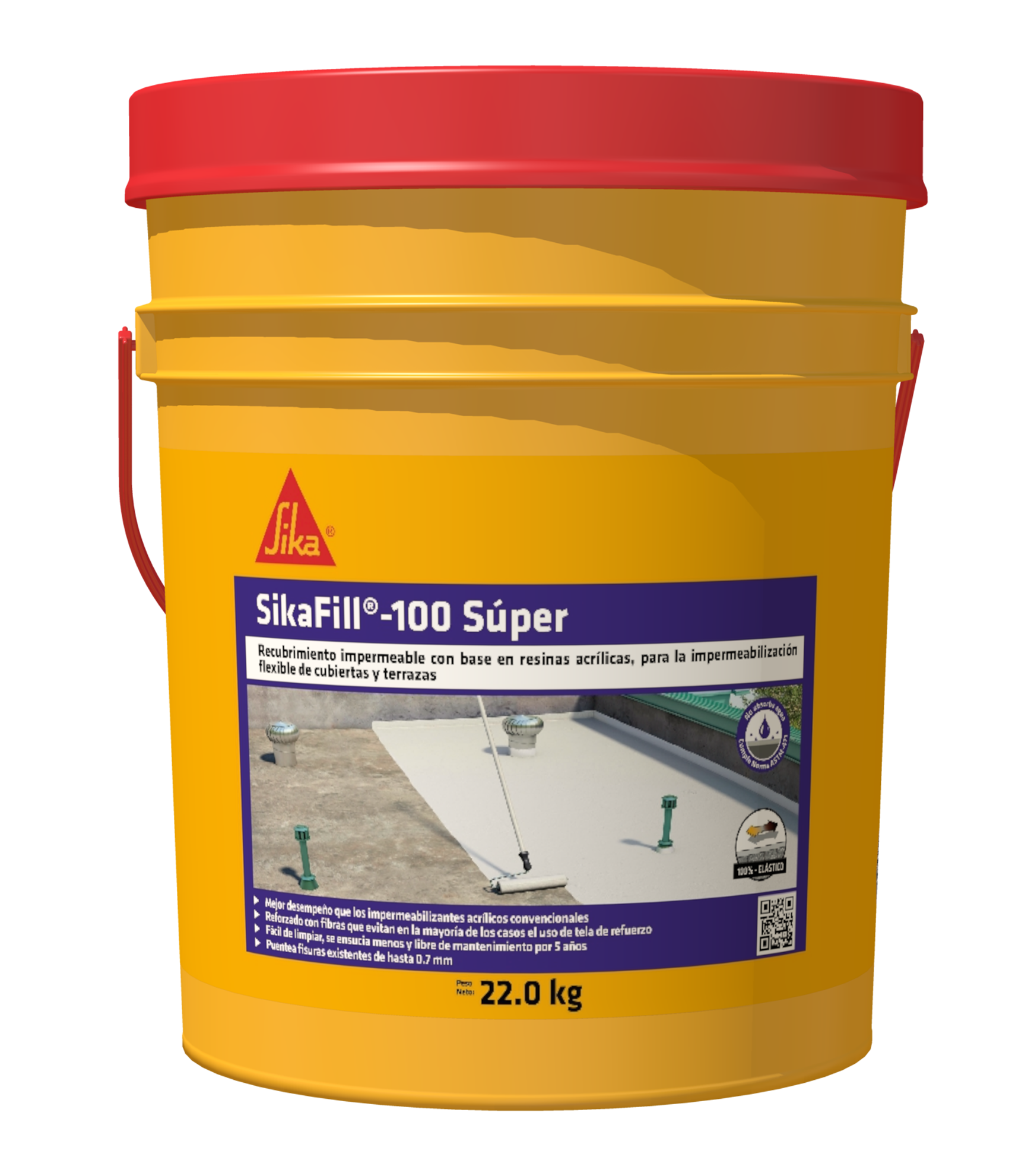 SIKAFILL 100 SUPER BLANCO 22 KG