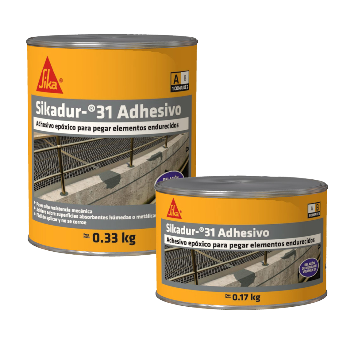 SIKADUR 31 ADHESIVO (AB) 0.5KG