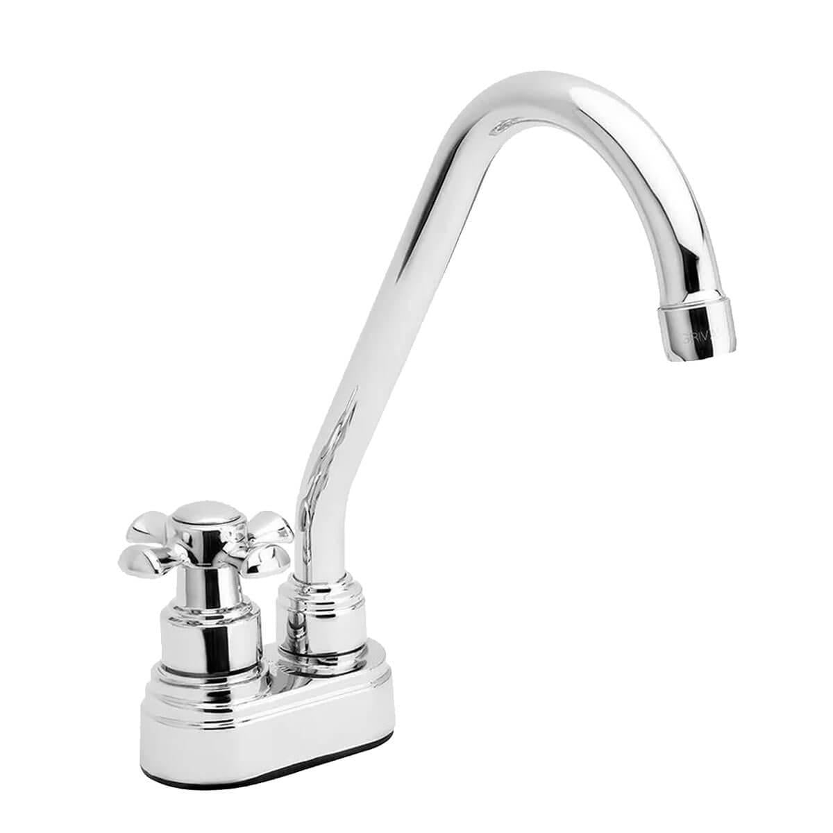 GRIFERIA LAVAPLATOS SENCILLA BALTA CRUCETA