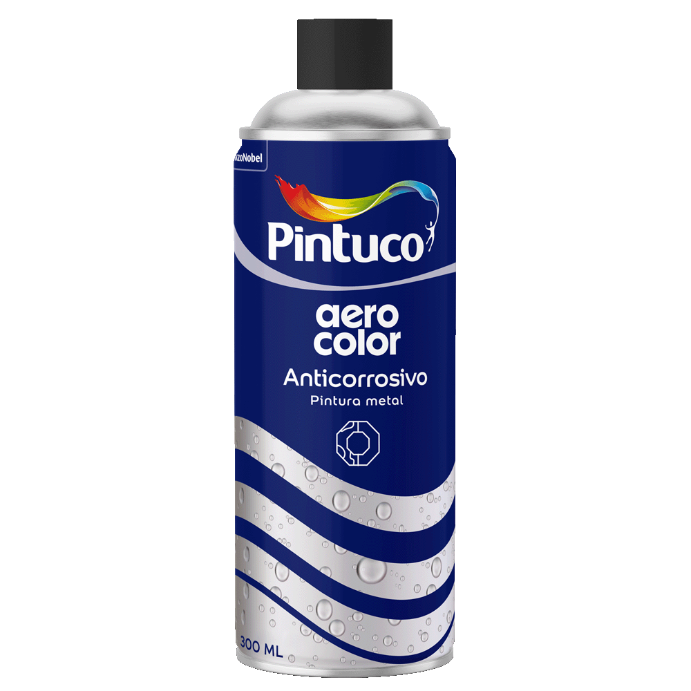 AEROCOLOR ANTICORROSIVO GRIS MATE 300ML