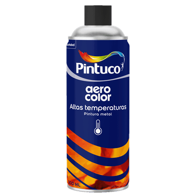 AEROCOLOR ALTAS TEMPERATURAS NEGRO MATE 300ML