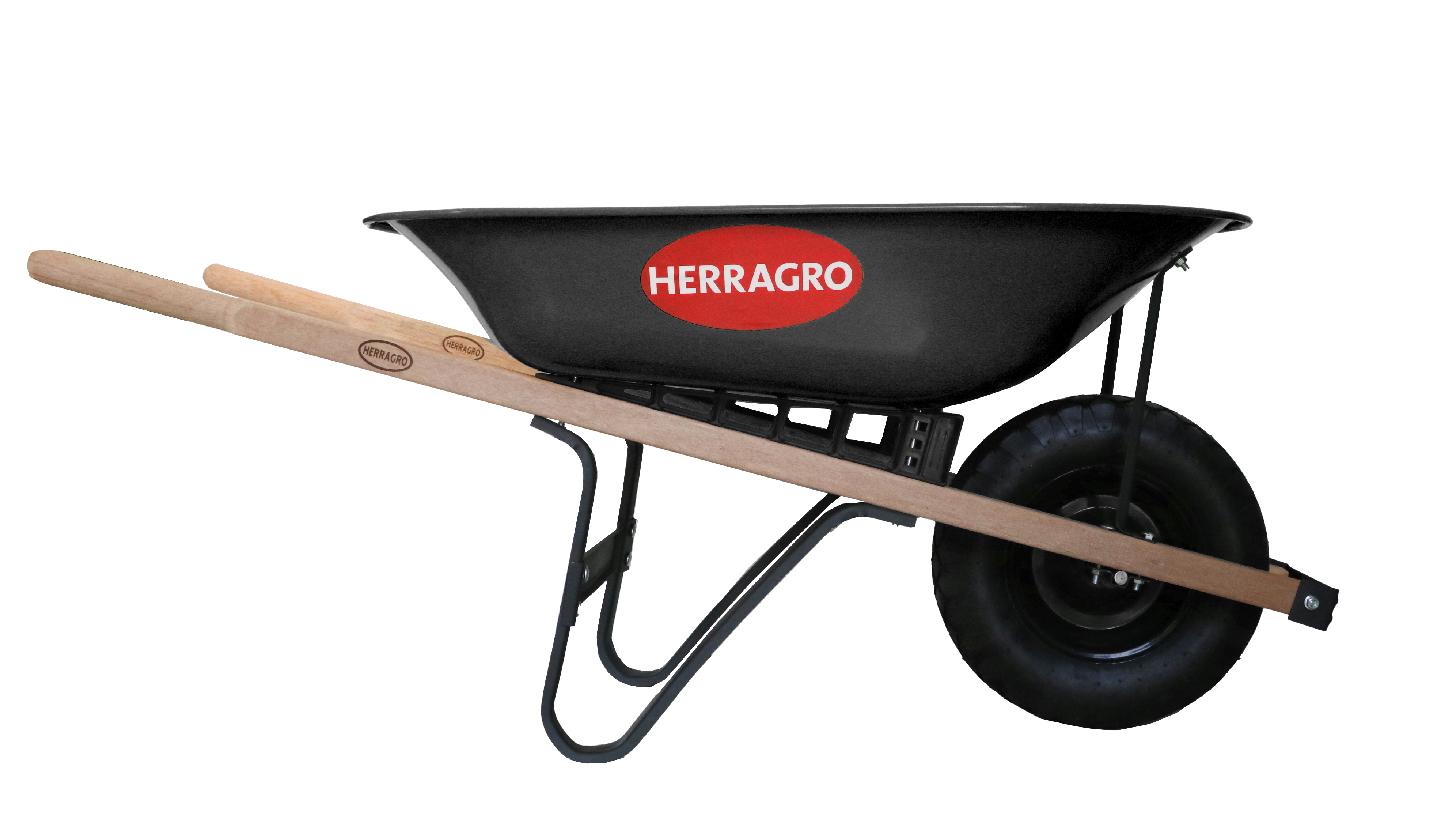 CARRETILLA 65 LITROS METALICA CHASIS MADERA ANTIPINCHAZO