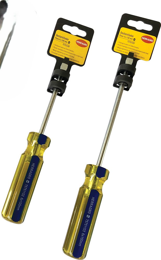 DESTORNILLADOR PLANO 1/4 X 4" HERRAGRO