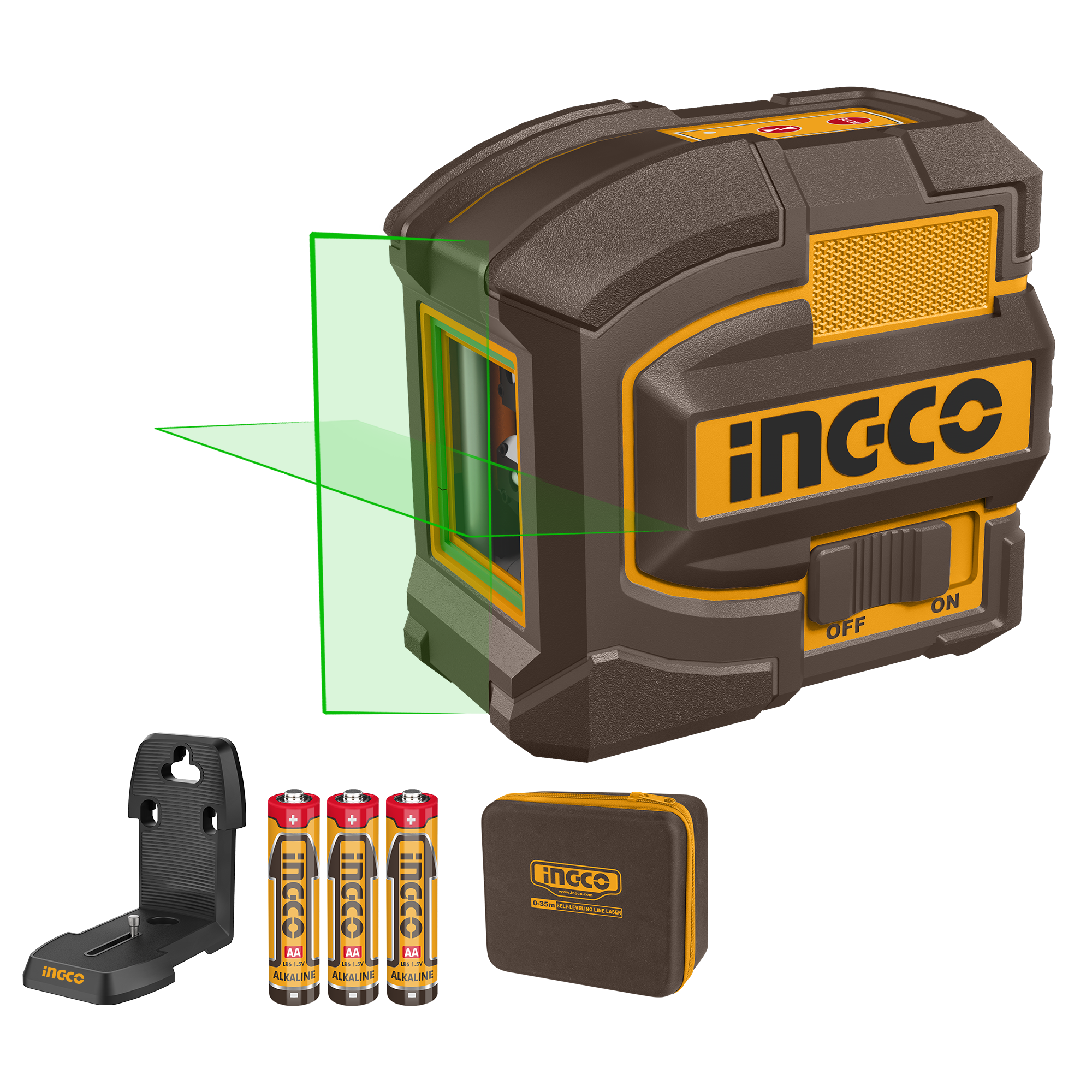 Nivel Laser Clase Ii Angulo Menor O Igual 4 Tipo 520Nm INGCO HLL156601