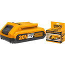 Bateria Ion Litio 20V Multiherramientas 2.0Ah Con Indicador Led Ingco FBLI20011