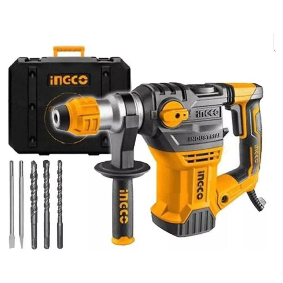 Rotomartillo 1500w 850rpm 4400bpm Concreto Ingco - MARKEMSTORE