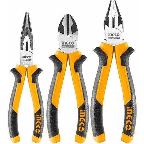 Juego de Alicates 3 piezas INGCO Hkps28318- MARKEMSTORE