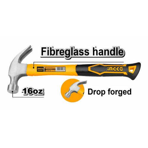 Martillo De Uña 16oz INGCO HCH80816 - MARKEMSTORE