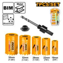 Set Sierra Copa bimetalica 7Pcs INGCO AKH0071