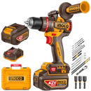 Taladro Impacto Inalámbrico 42V 99Nm + 2 Baterías Cargador INGCO UCIDLI429982