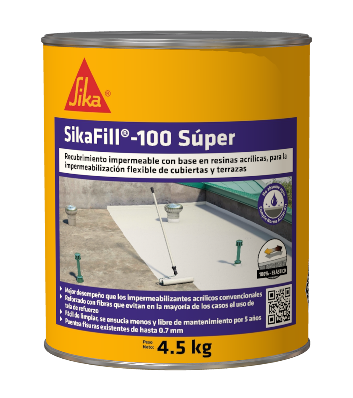 SIKAFILL 100 SUPER BLANCO 4.5 KG