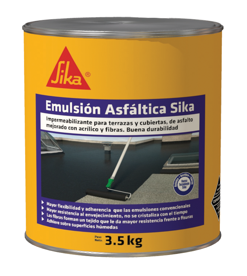 EMULSIÓN ASFALTICA SIKA 3.5 KG