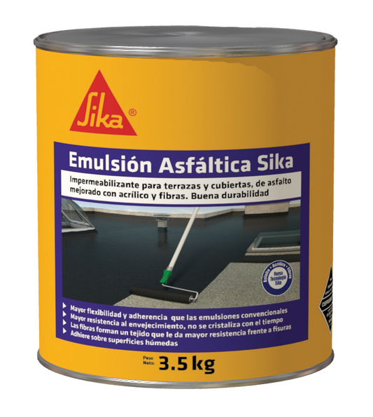 EMULSIÓN ASFALTICA SIKA 3.5 KG