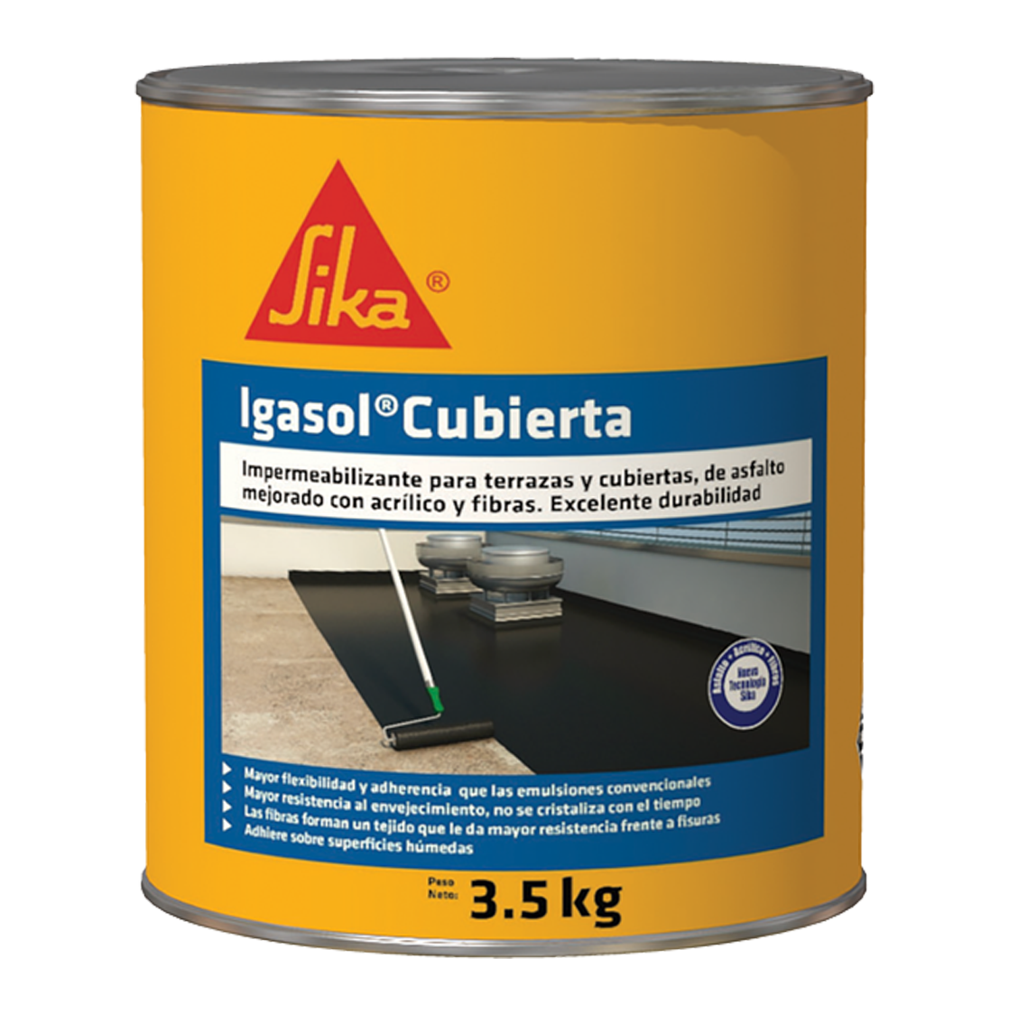 IGASOL CUBIERTA SIKA 3.5 KG