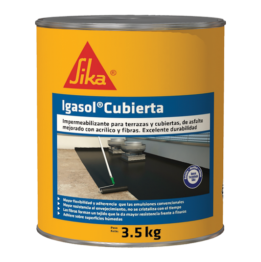 IGASOL CUBIERTA SIKA 3.5 KG