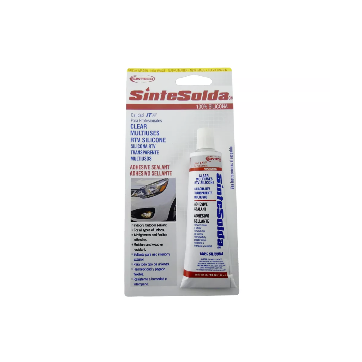 Silicona Transparente Sintesolda X 70 Ml  1103050 - MARKEMSTORE