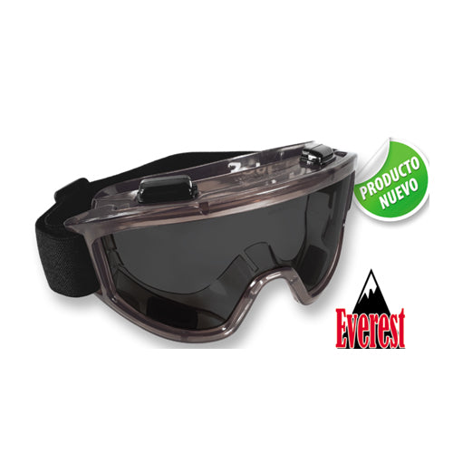 Monogafa Con Ventilacion Integrada Lente Ocuro Antifog 11885904 - MARKEMSTORE