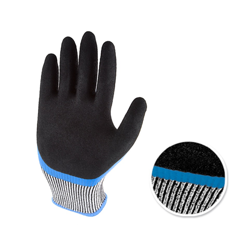 Guantes De Fibra Polietileno Recub/Nitrilo - MARKEMSTORE