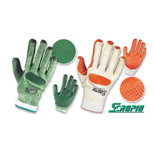 Guantes Hilaza Recubiertos En Latex Uso Ind Verde 11952019 - MARKEMSTORE