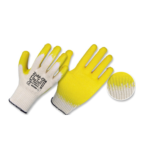 Guantes Hilaza Recubiertos En Latex Flextuff 19800114 - MARKEMSTORE