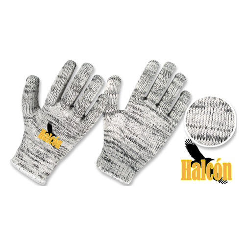 Guantes Industrial Hilaza Algodon Poliester Halcon 19800127 - MARKEMSTORE