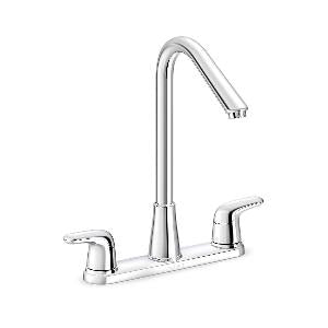 Grifería Ultra Ahorradora para lavaplatos 8 pulgadas de sobreponer Aluvia palanca