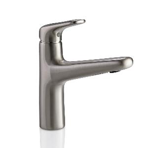 Grifería Ultra Ahorradora para Lavamanos Monocontrol Liquid Niquel Media