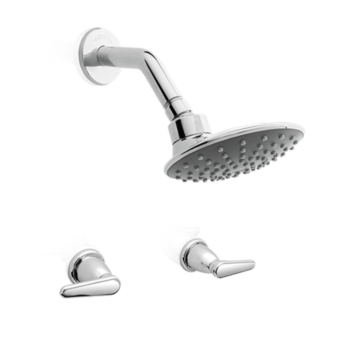 DUCHA NOGAL 8"