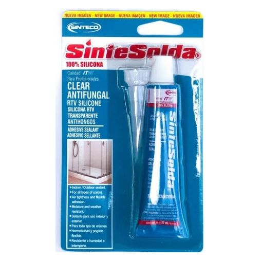 Silicona Transparente Antihongos Sintesolda X 28 G  1103048 - MARKEMSTORE