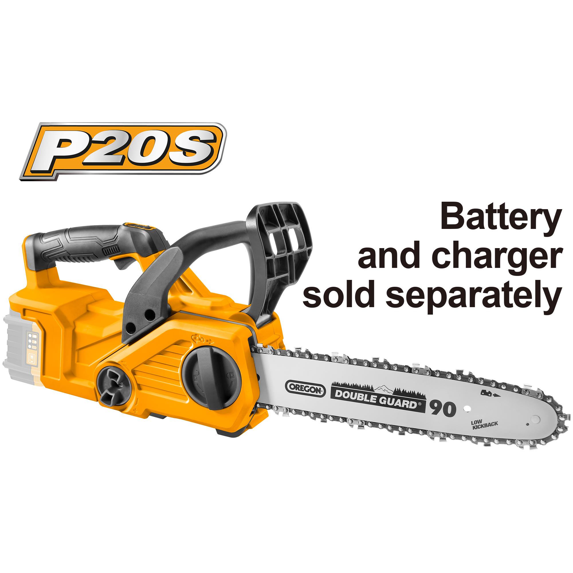 Motosierra inalambrica 12v 100w vel cadena 3700-4500rpm long barra 12" INGCO CGSLI2001 - MARKEMSTORE