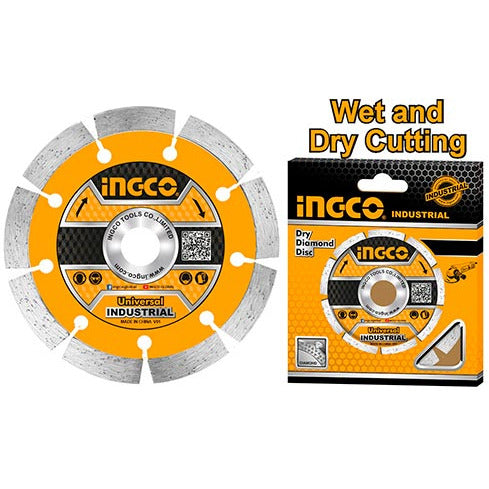 Disco Diamantado 5" Para Corte En Seco Y Húmedo Para Maquina Recortadora De Ranuras De Pared Wlc15008 - MARKEMSTORE