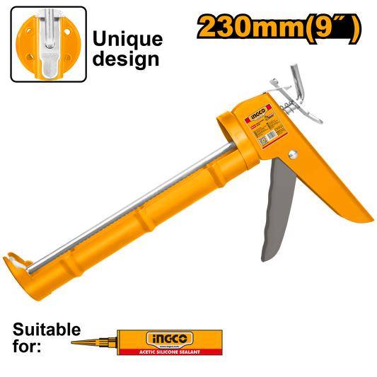 Pistola De Calafateo 9" INGCO  HCG1809 - MARKEMSTORE