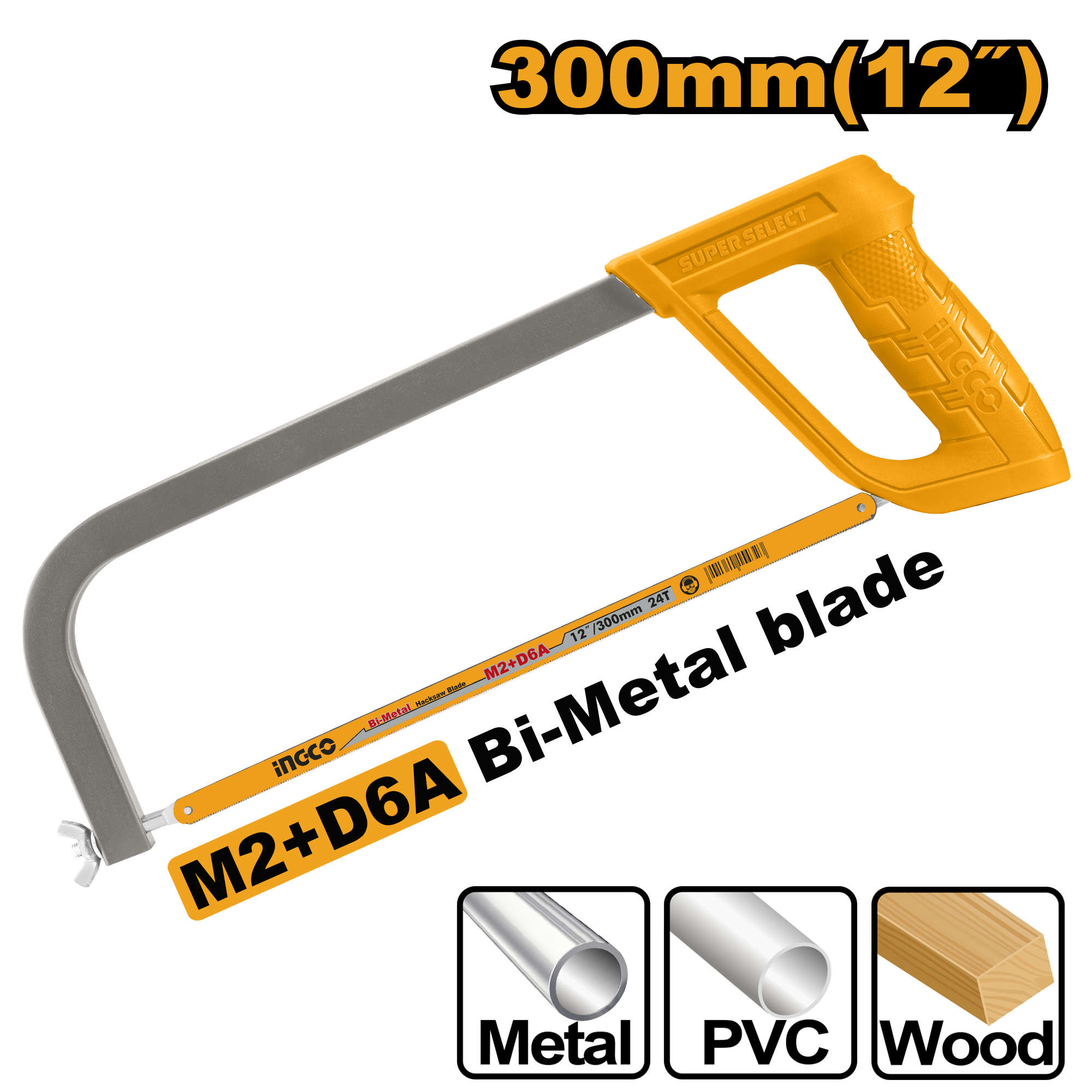 Marco Segueta Ajustable 12" INGCO HHFS3058 - MARKEMSTORE