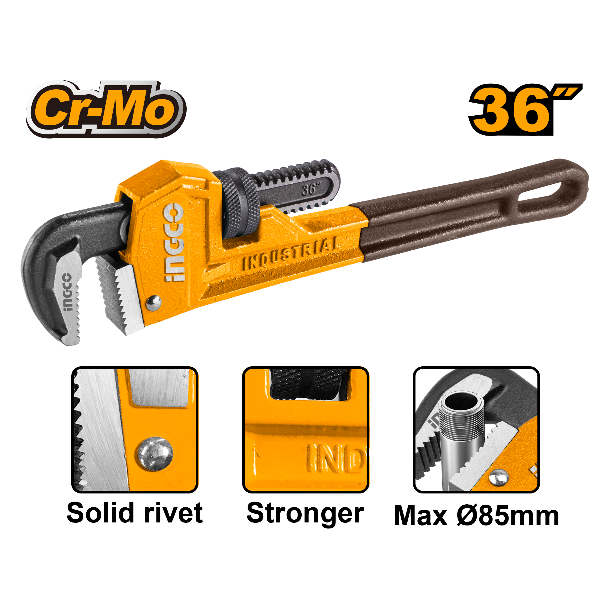 Llave De Tubo 36 INGCO HPW0836 - MARKEMSTORE