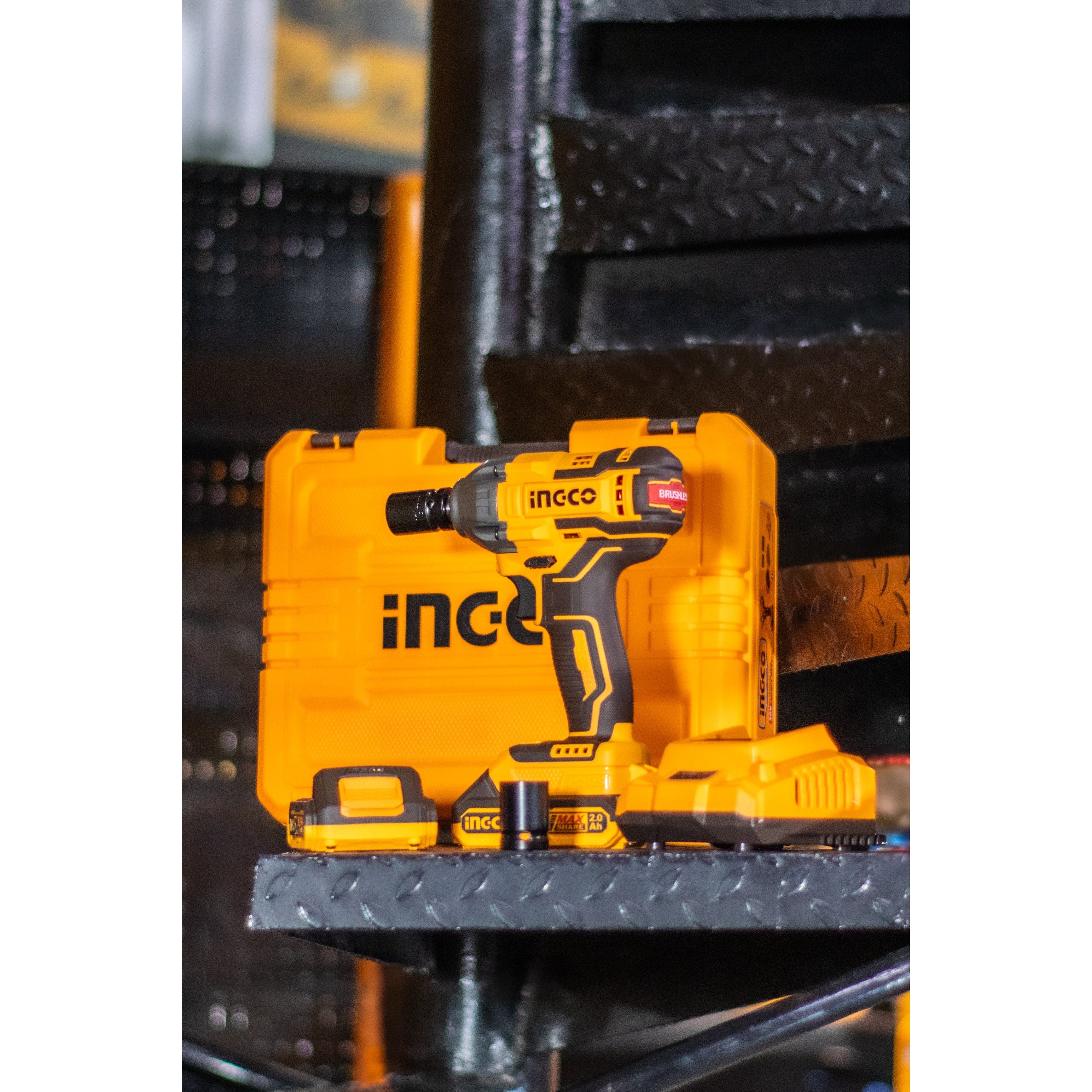 Llave De Impacto 20V M1/2 Brushless INGCO UCIWLI2050 - MARKEMSTORE