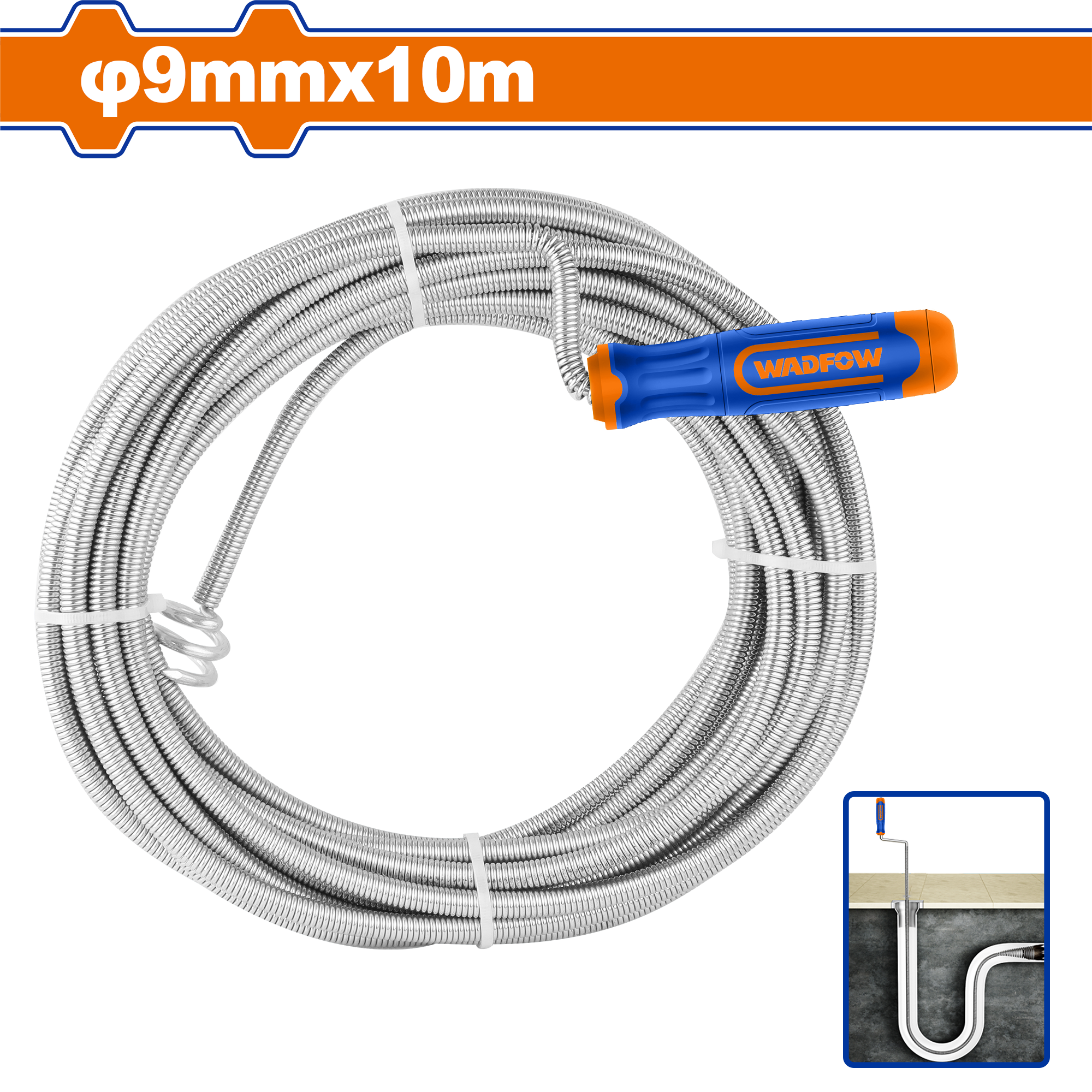 Sonda Para Drenaje 10Mts Diam 9mm WADFOW REF. WDD2310