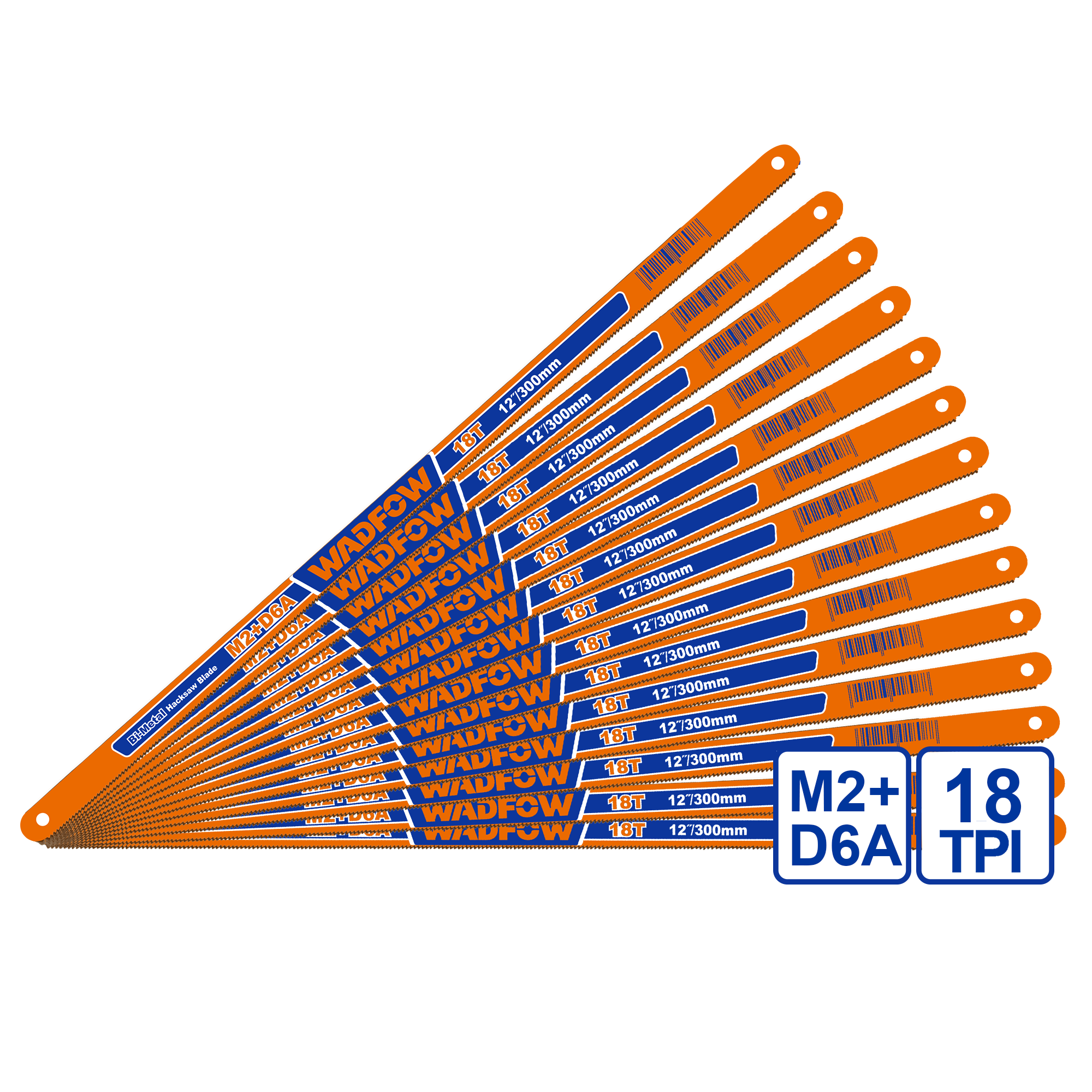 Hoja De Segueta Bi-Metal 18 Dientes 300mm WADFOW REF. WHB2H18 - MARKEMSTORE