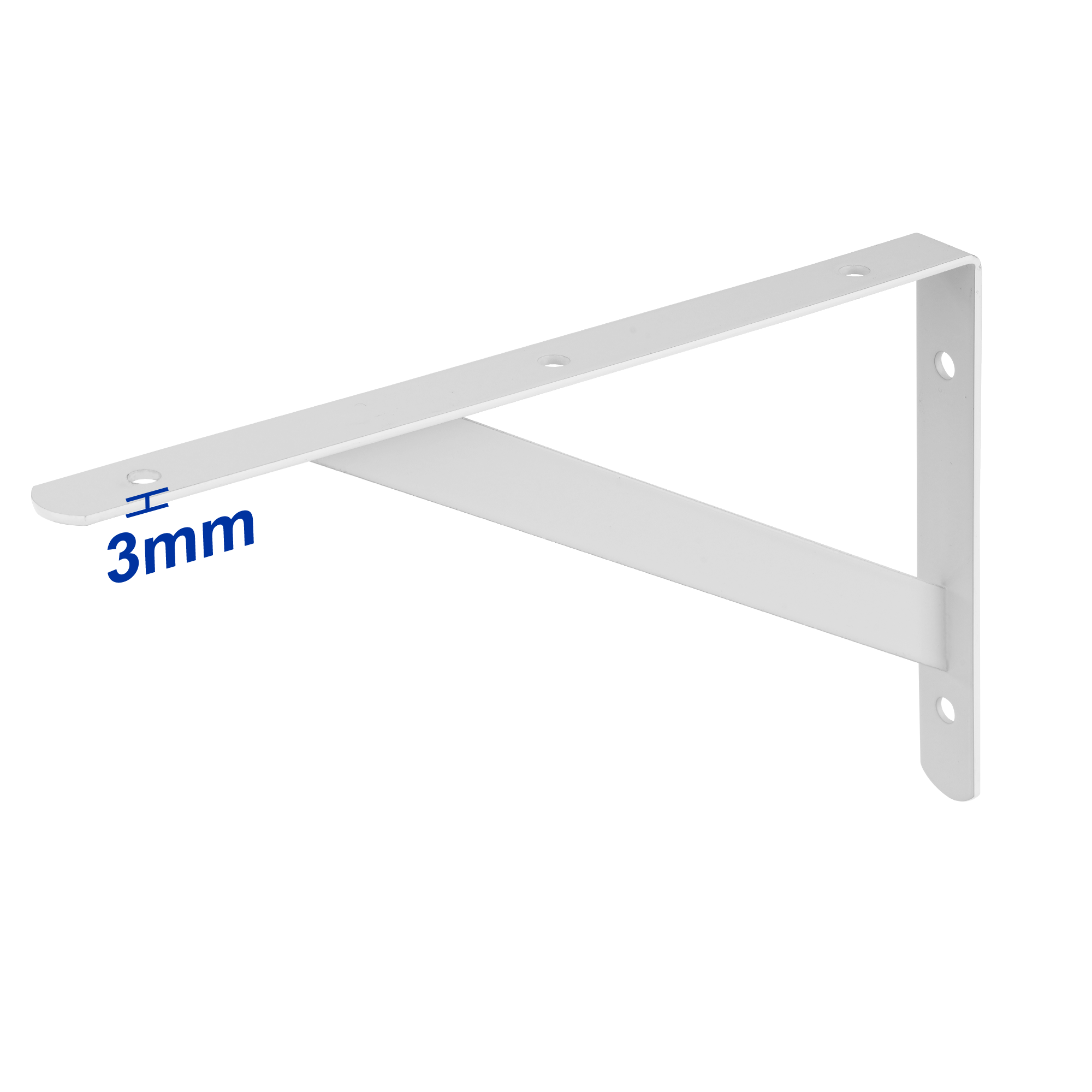 Pie Amigo Tp 40X25 cms (10X16 pulg) Blanco Esp.3mm Cap100Kg WADFOW REF. WZJ3340 - MARKEMSTORE