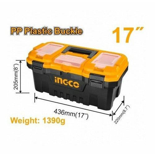 Caja De Herramientas Plastica 17x8,7x8 PuLG. Ingco Pbx1701 - MARKEMSTORE