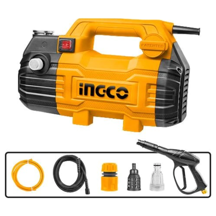 Hidrolavadora Alta Presión 11Ov 60Hz 1500W 1450Psi 6L/Min Ingco UHPWR15028 - MARKEMSTORE
