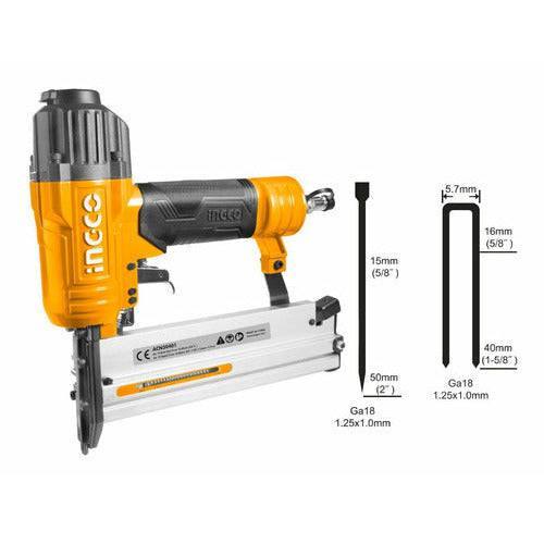 Engrapadora Y Clavadora Neumatica 2 En 1  600-100 psi Ingco - MARKEMSTORE