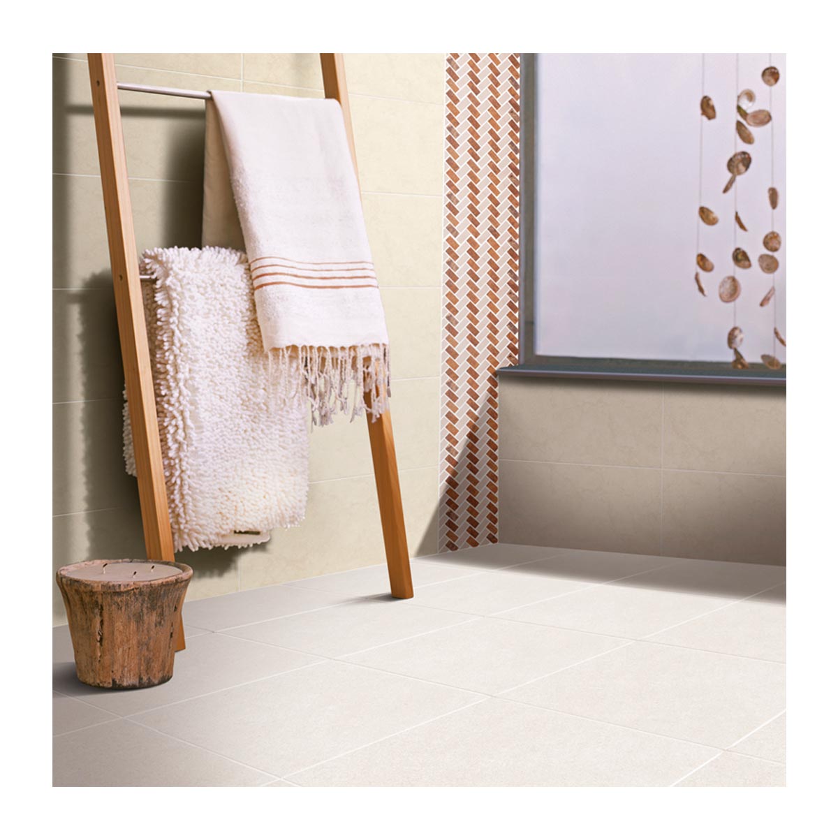 PISO MIKONOS ARD BEIGE 33.8X33.8 CAJA 1.60 MTS