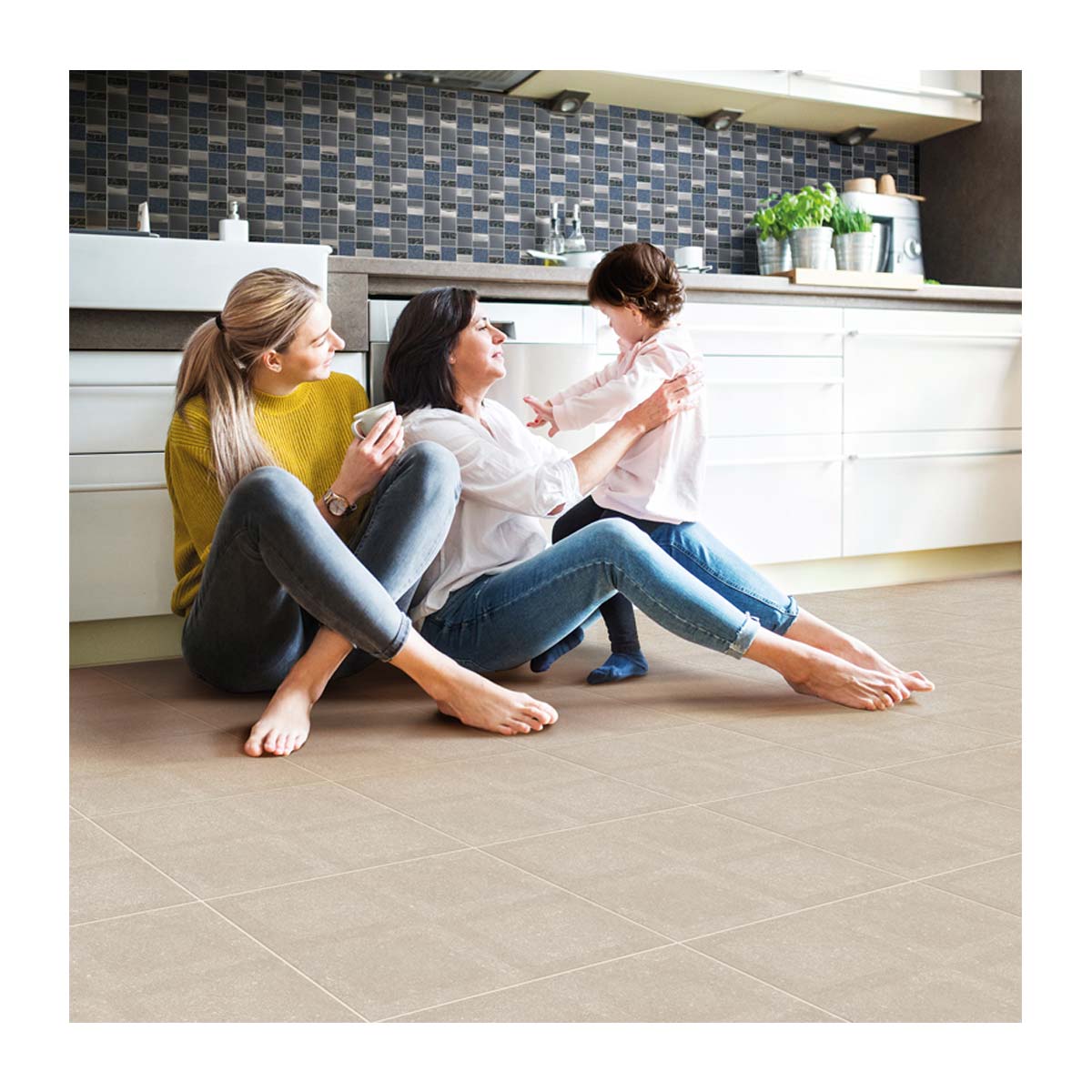 PISO SAN LUIS ARD BEIGE 33.8X33.8 CAJA 1.60 MTS