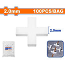 Separador Nivelador de Baldosa 2Mm Paq X 100 Unds WXZ1002