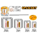 Set Sierra Copa Multiproposito 6Pcs INGCO HSB4061